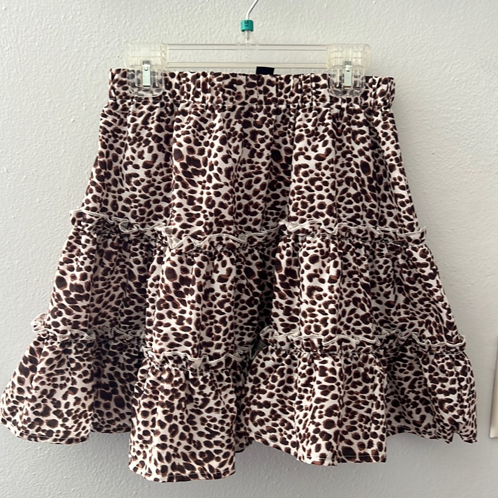 Cheetah Print Skirt